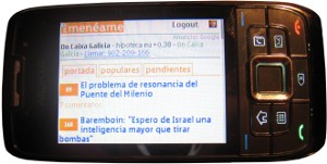 m.meneame.net, versión móvil del Menéame